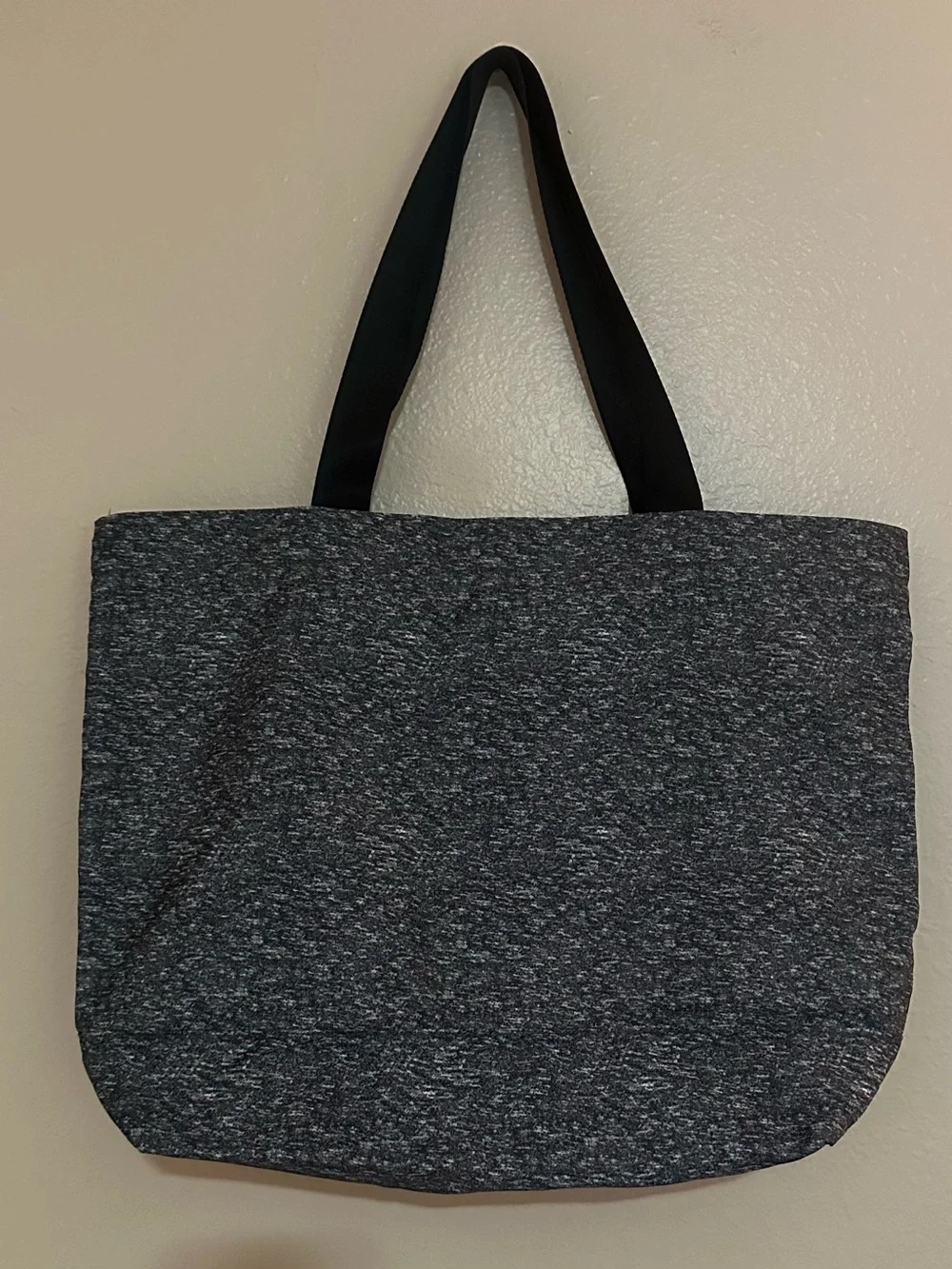 PINK Victoria’s Secret Heathered Gray & Silver Logo Tote Bag